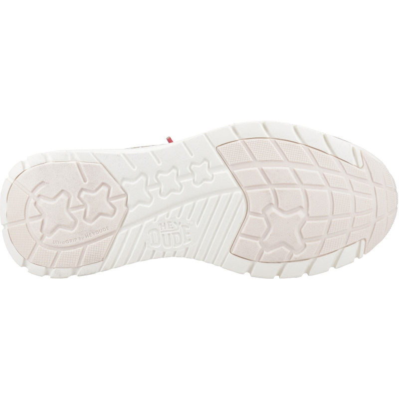 HEYDUDE Sirocco Alta Boho Sneakers Pour Femmes En Mélange De Polyester Rose