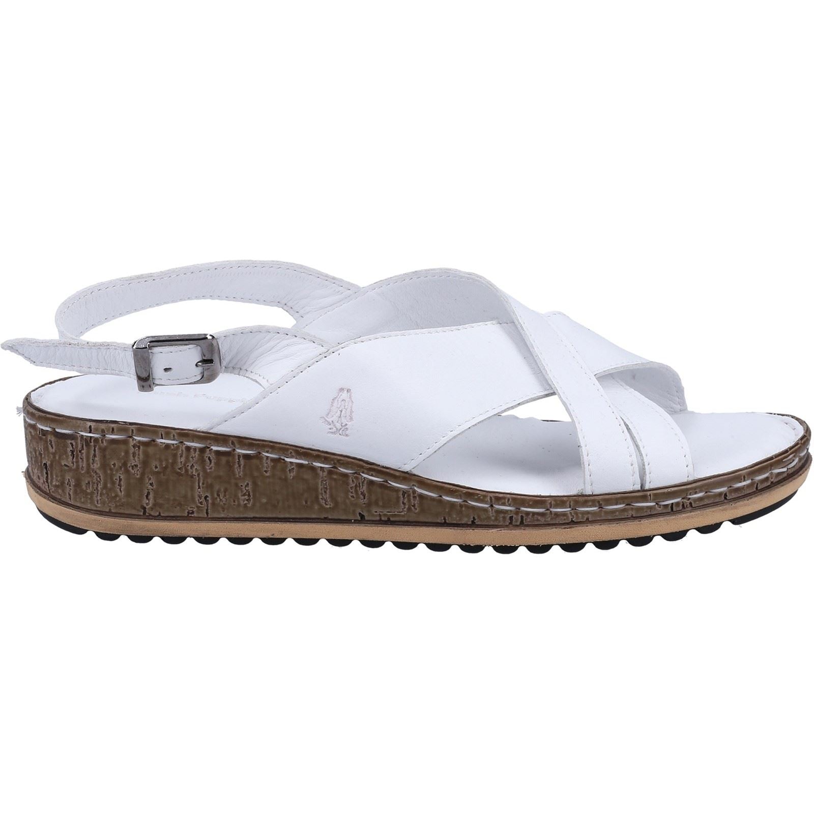 Hush Puppies Elena Escarpins Compensés Blancs Pour Femme En Cuir