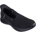 Skechers Seager Believe It Baskets Noires Pour Femmes En Toile