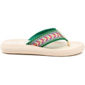 Rocket Dog Spotlight Madison Sandales Pour Femmes En Coton Vert/Multicolore