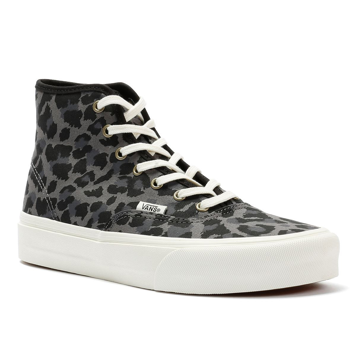Vans Authentic Hi 2.0 Baskets Grises En Toile Pour Femmes
