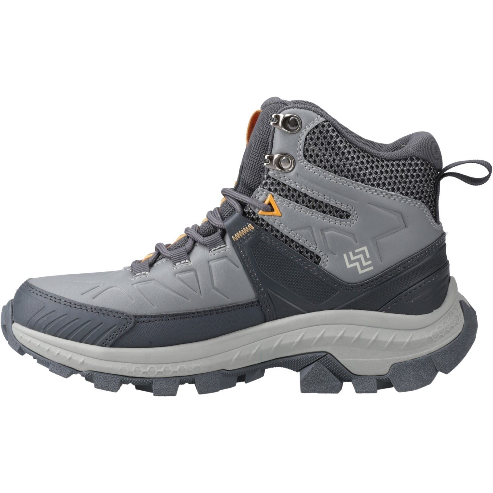 Hi-Tec Rainier Bottes De Randonnée Grises Fraîches En Polyester Pour Femmes