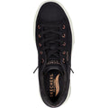 Skechers Arch Fit Arcade Meet Ya There Baskets De Sport En Coton Pour Femme, Noires