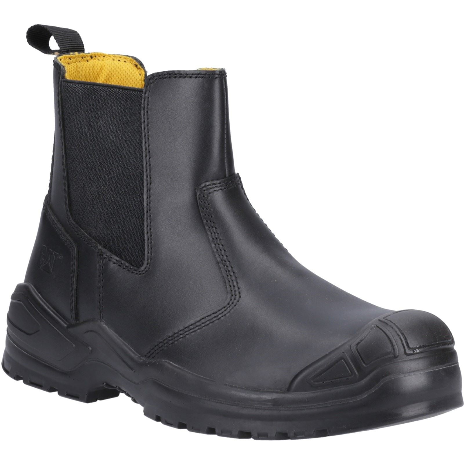 Caterpillar  Bottes De Sécurité En Cuir Noir Striver