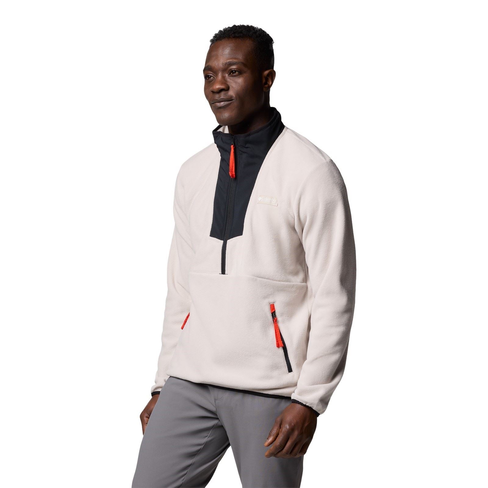 Columbia Sequoia Grove Half Zip Fleece Pulls À Col Zippé Marron En Polyester Pour Homme