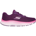 Skechers Go Run Consistent 2.0 Fast Pace Sneakers En Textile Pour Femmes De Couleur Prune