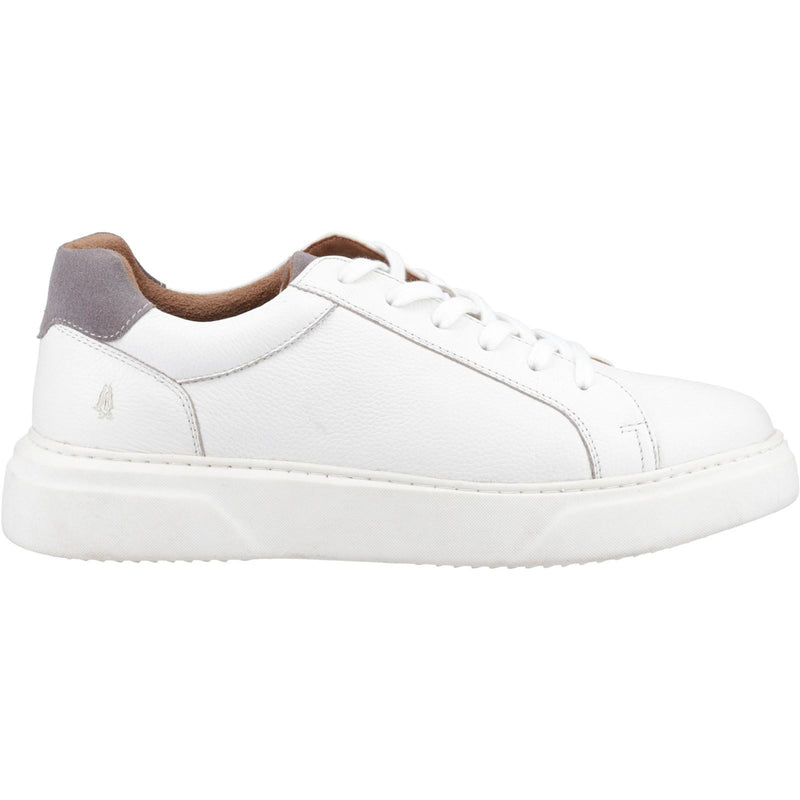 Hush Puppies Whelan Baskets Blanches En Cuir Pour Hommes