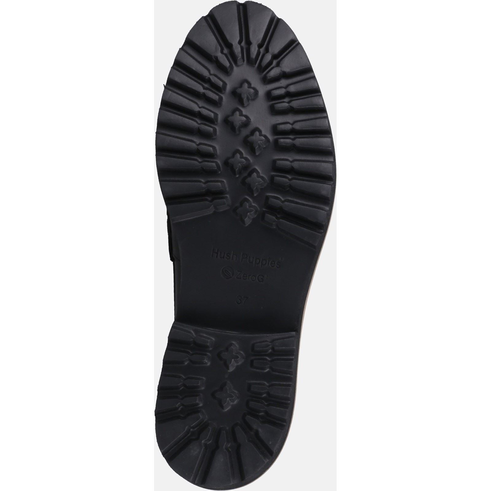 Hush Puppies Ginny Mocassins Noirs En Daim Pour Femmes
