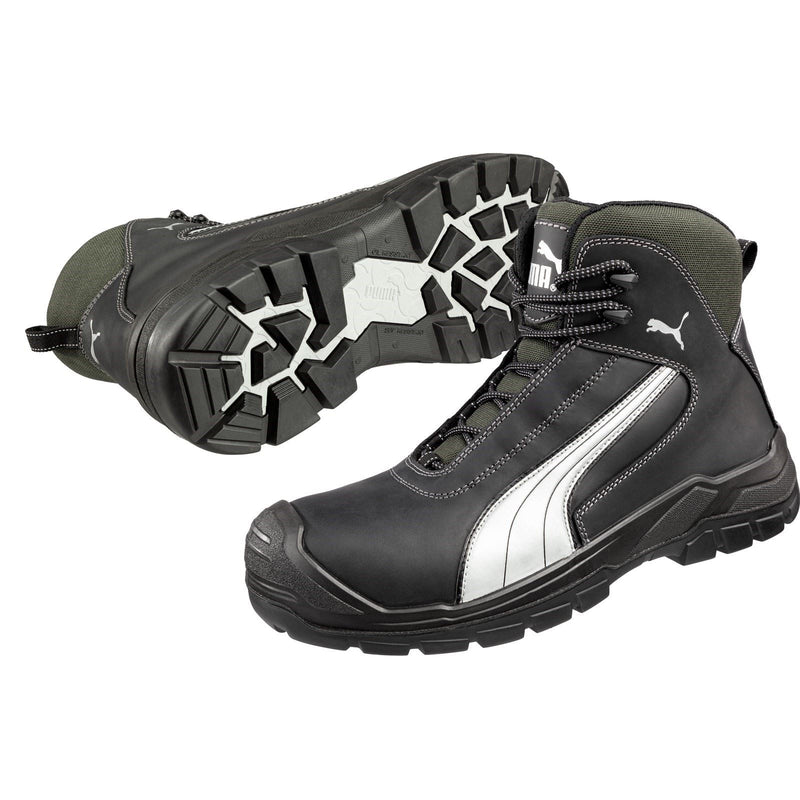 Puma Safety  Bottes De Sécurité Cascades Mid En Cuir Noir