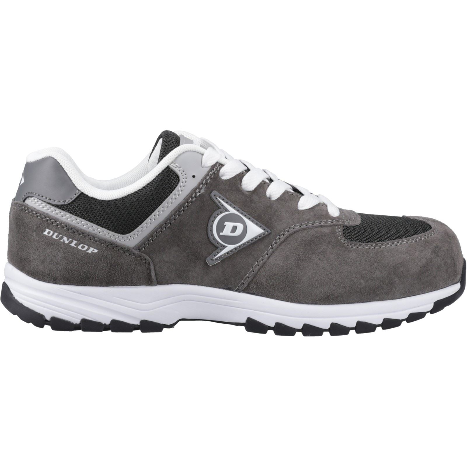 Dunlop Arrow Baskets De Sécurité Pour Hommes Suede Charbon/Gris