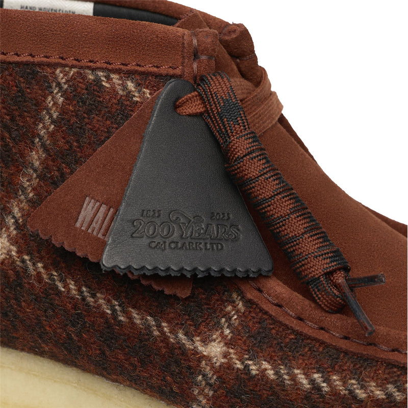 Clarks Originals Wallabee Chaussures Pour Homme Marron En Textile