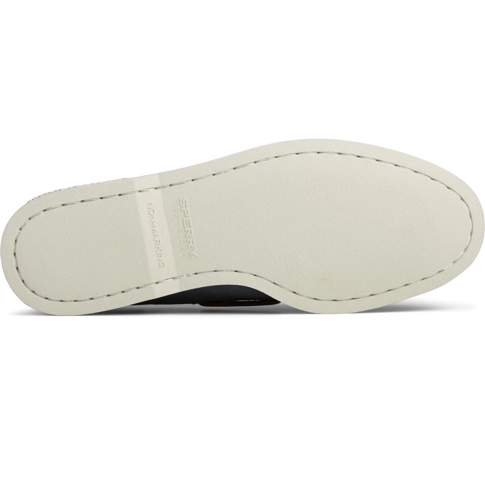 Sperry Authentic Gold Cup Chaussures Bateau Pour Hommes En Cuir Bleu Marine