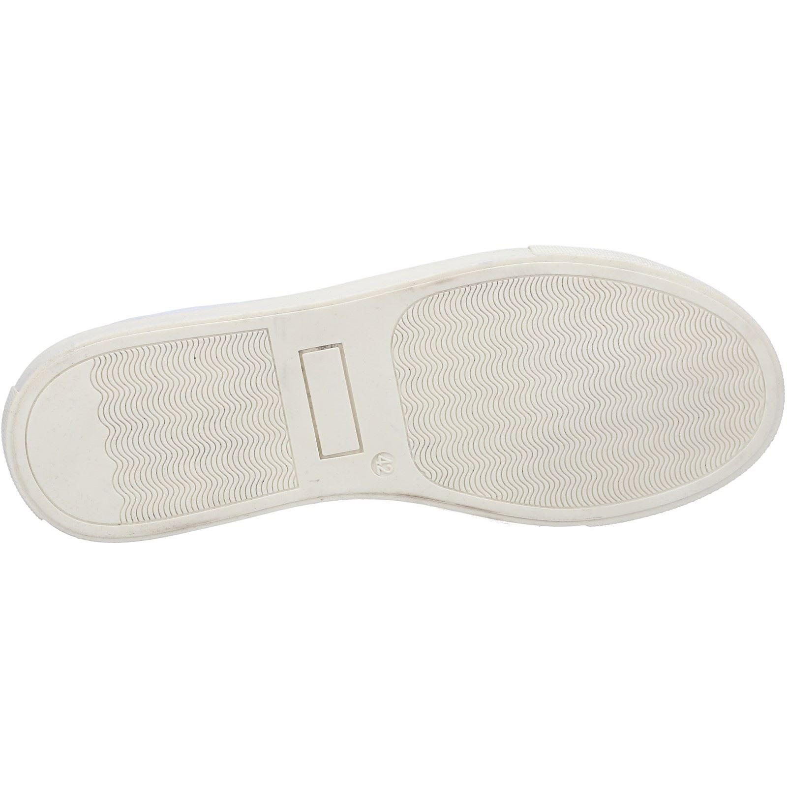 Hush Puppies Colton Baskets Blanches En Cuir Pour Hommes