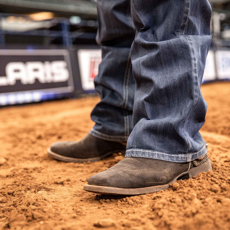 Durango Rebel Pro Bottes Pour Hommes En Cuir Belge Marron/bleu Denim