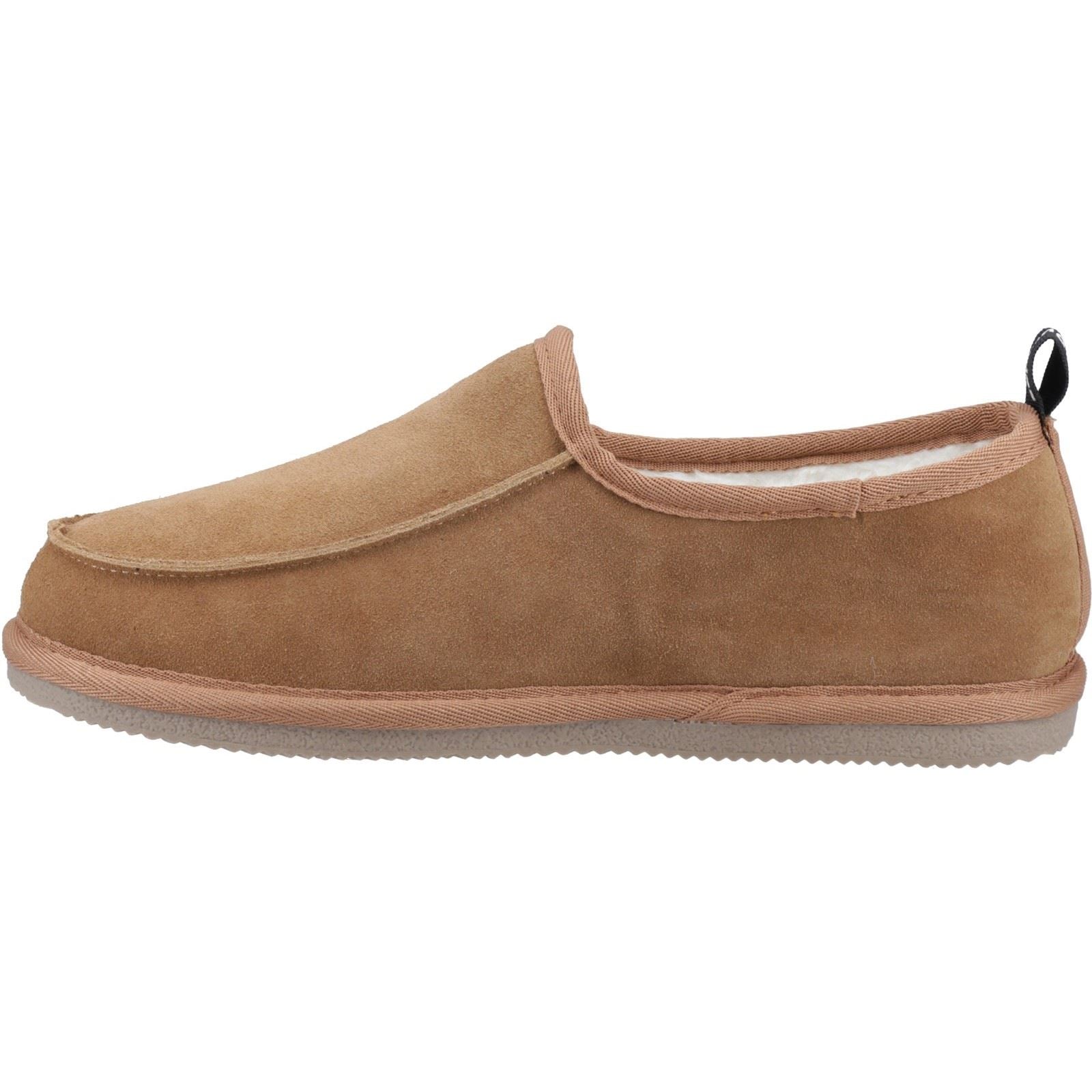 Hush Puppies Charles Chaussons En Daim Pour Hommes De Couleur Tan