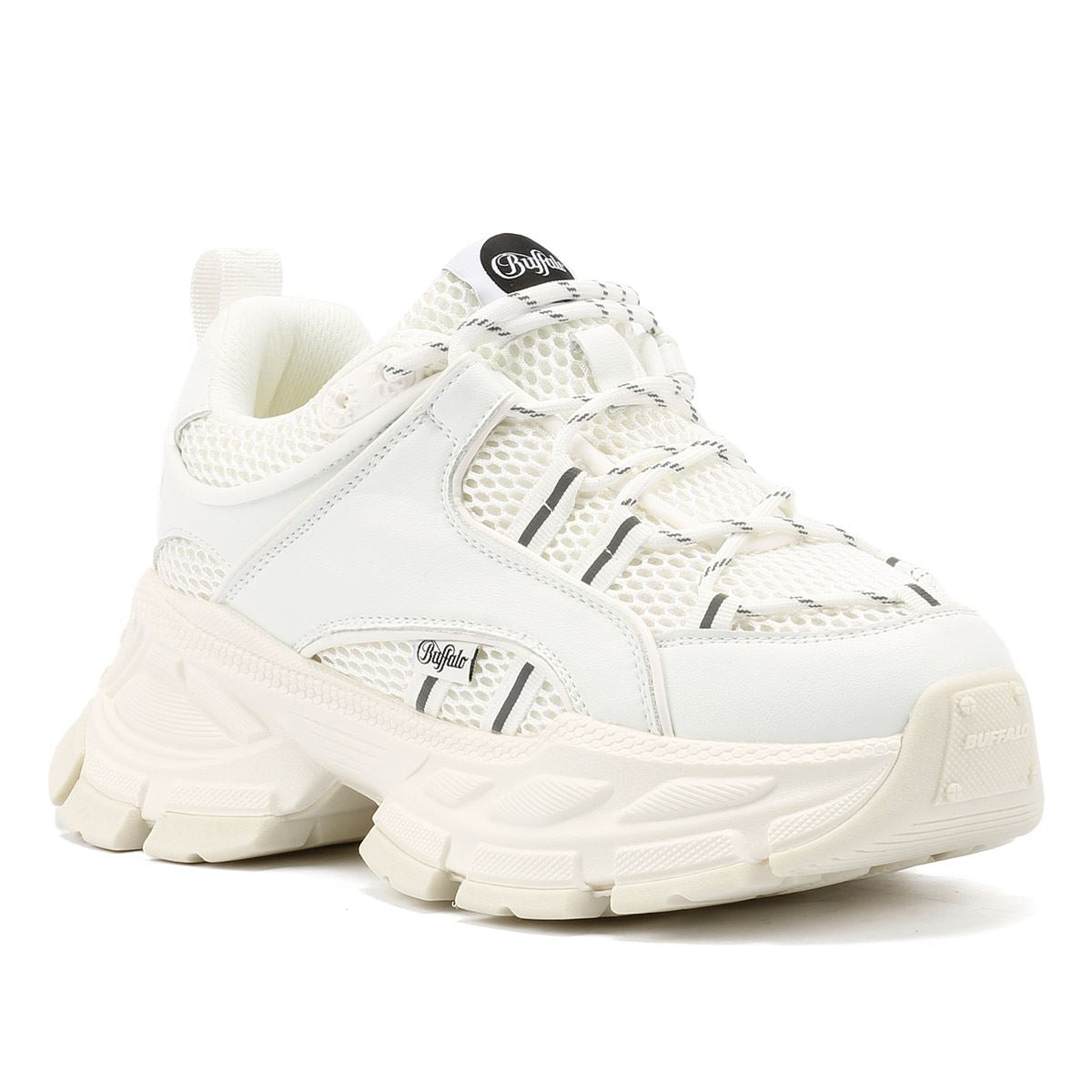 Buffalo Saturn Lace Baskets Blanches Pour Femmes