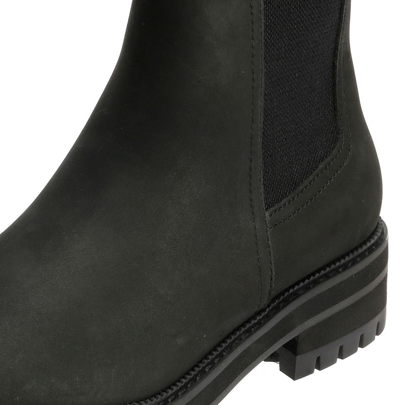 TOMS Bennet Bottes En Cuir Noires Pour Femmes