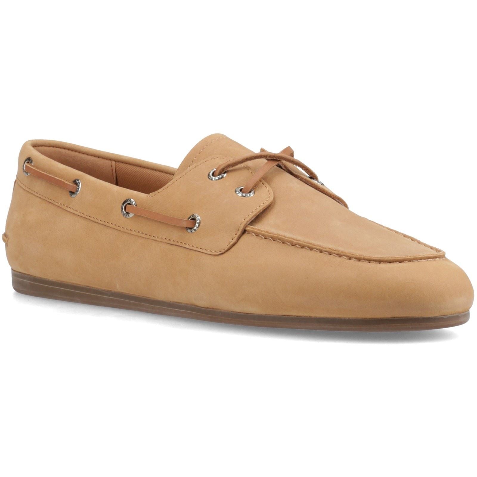 Sperry Slimboat Boat Chaussures De Bateau En Cuir Pour Hommes Couleur Tan