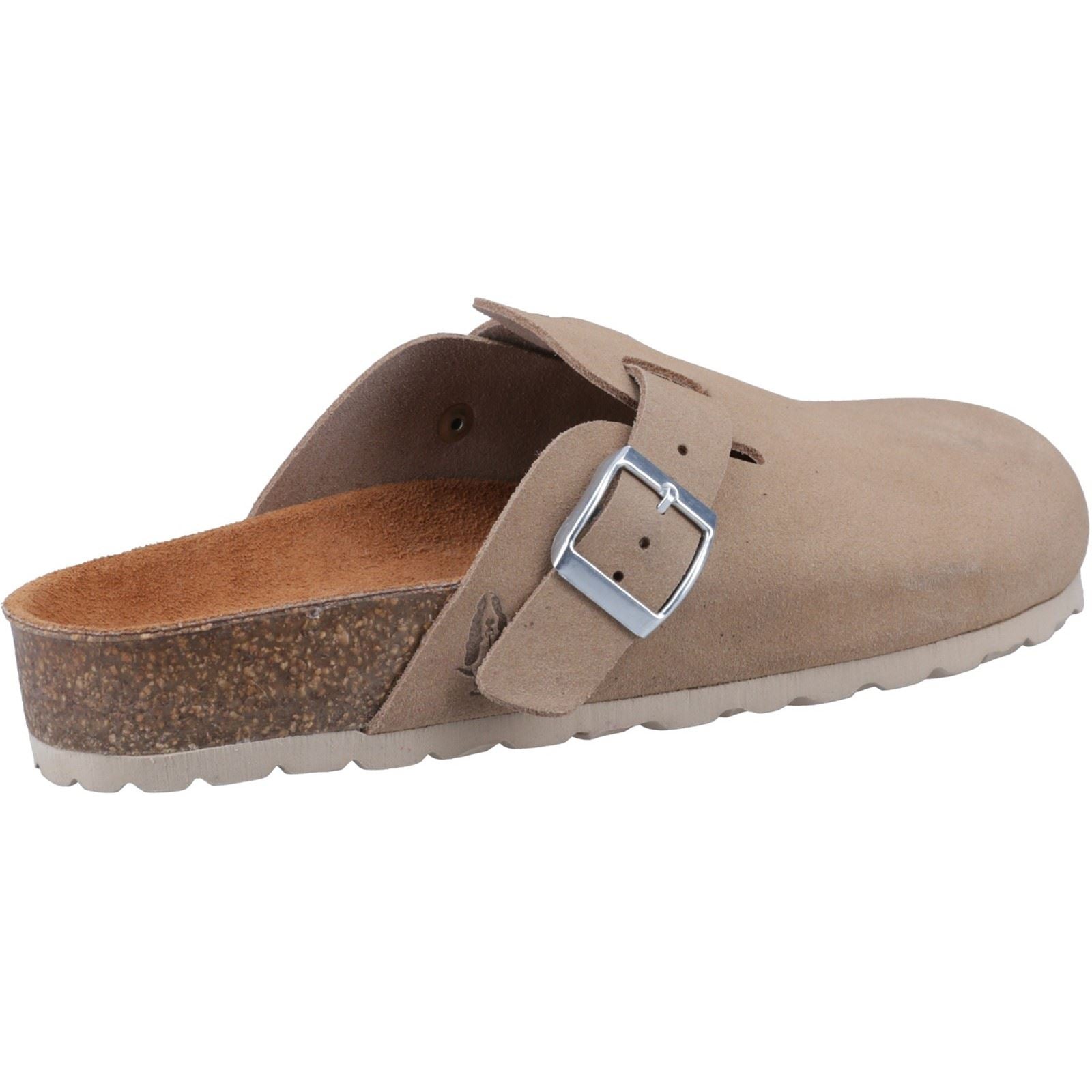 Hush Puppies Bailey Femmes Suédoises Mules Taupe