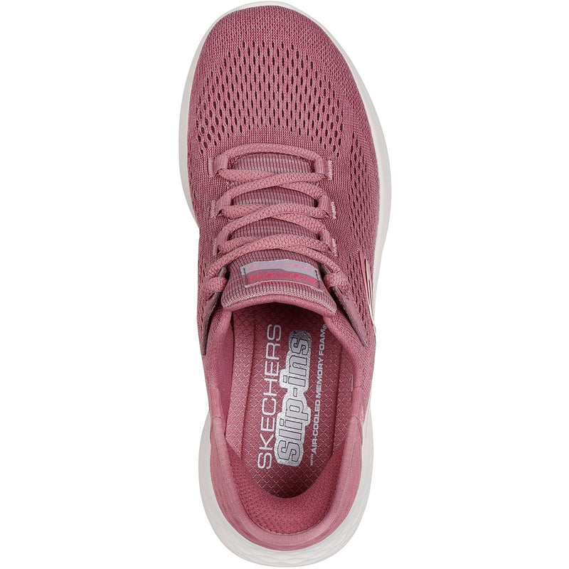 Skechers Skech-Lite Pro Natural Chaussures De Sport En Toile Mauve Foncé Pour Femme