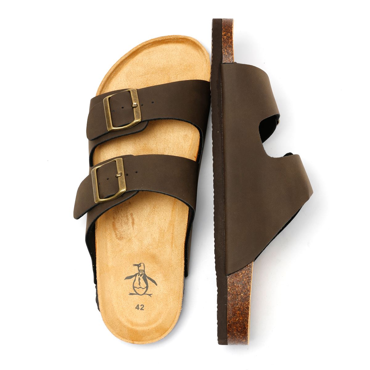 Penguin Port 2 Sandales Marron Pour Hommes