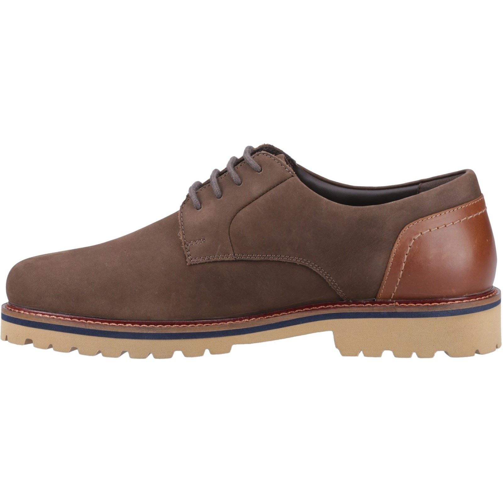 Hush Puppies Marcus Chaussures À Lacets Pour Hommes En Nubuck Marron