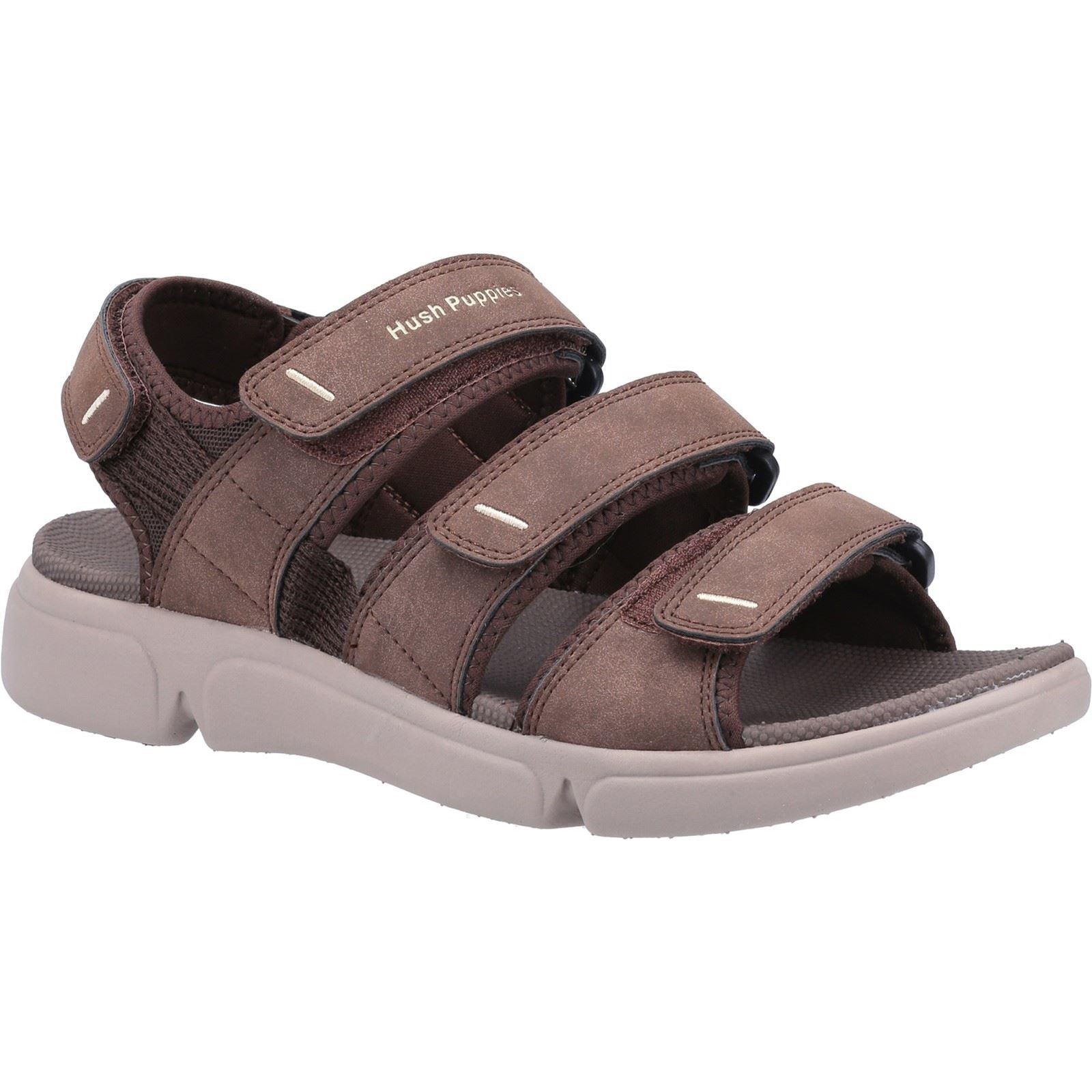 Hush Puppies Raul Sandales Marron Pour Homme En Polyuréthane