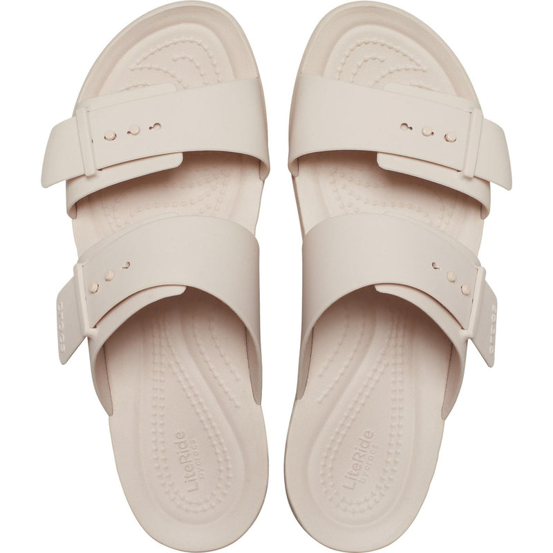 Crocs Brooklyn Buckle Sandales Quartz Pour Femmes