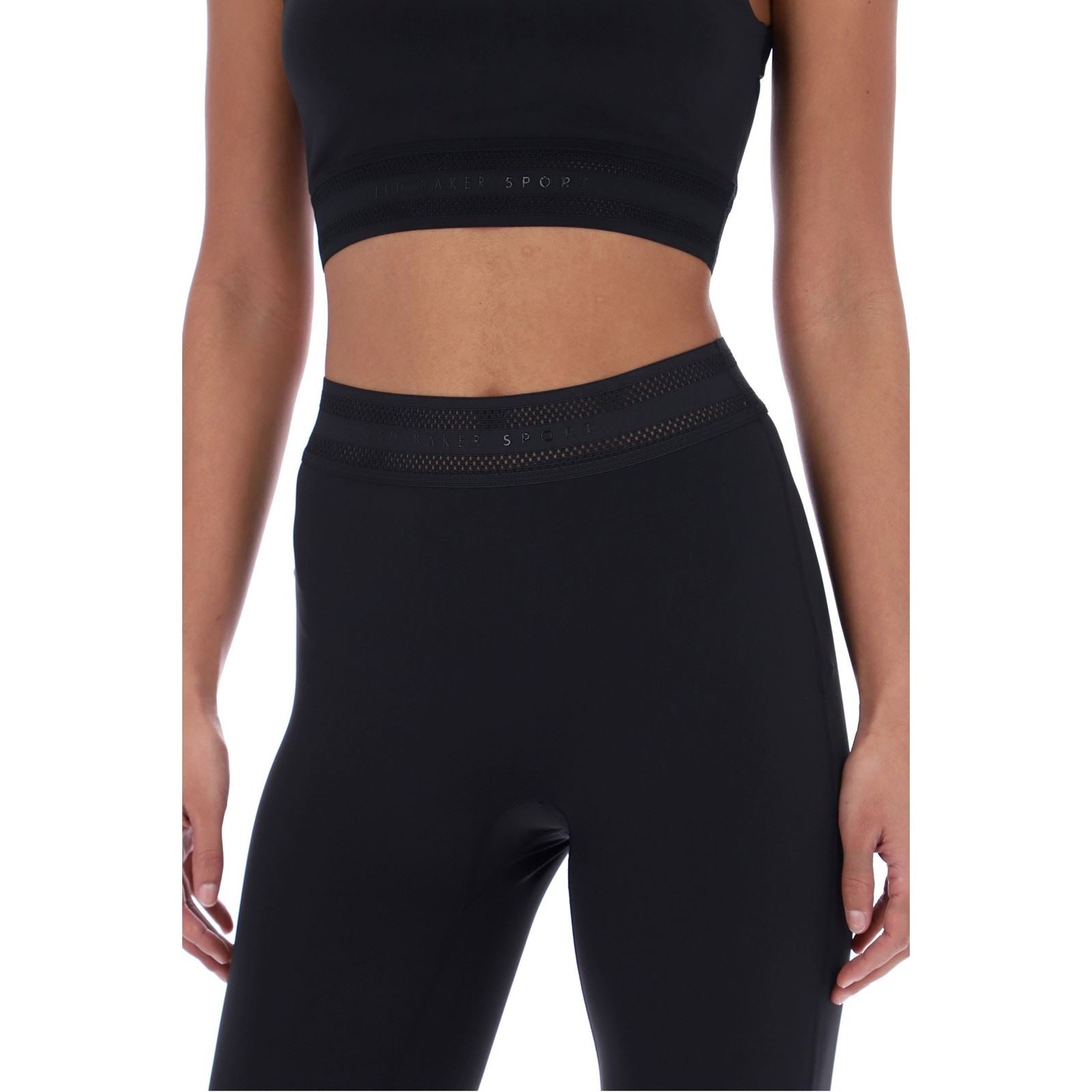 Ted Baker AURORA TBWLS2614 Leggings De Sport Noirs En Polyester Pour Femmes