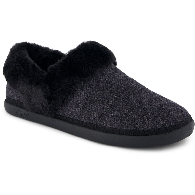 TOMS Oslo Chaussons Noirs Pour Femmes En Polyester