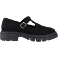 Hush Puppies Nella T-Bar Chaussures Noires Pour Femmes En Suède.