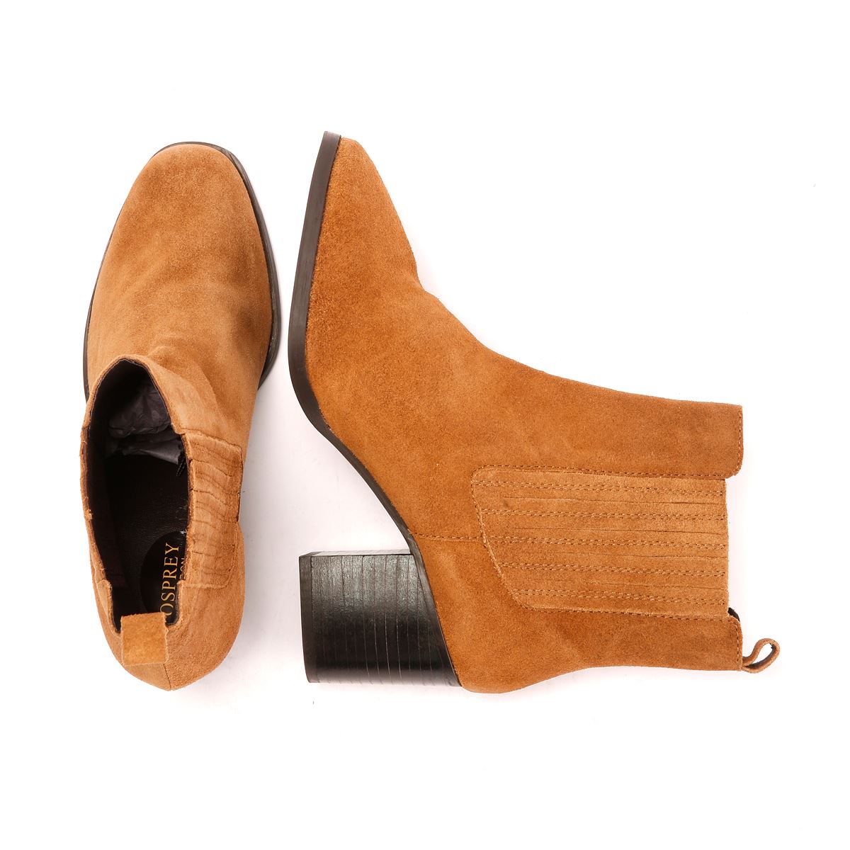 Osprey London The Naples Bottes Brunes Pour Femmes En Suede