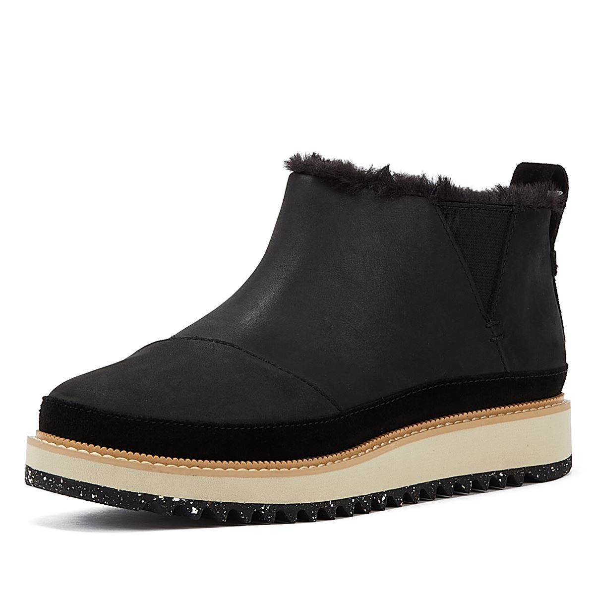 TOMS Bottes Noires Pour Femmes En Nubuck Huilé Marlo