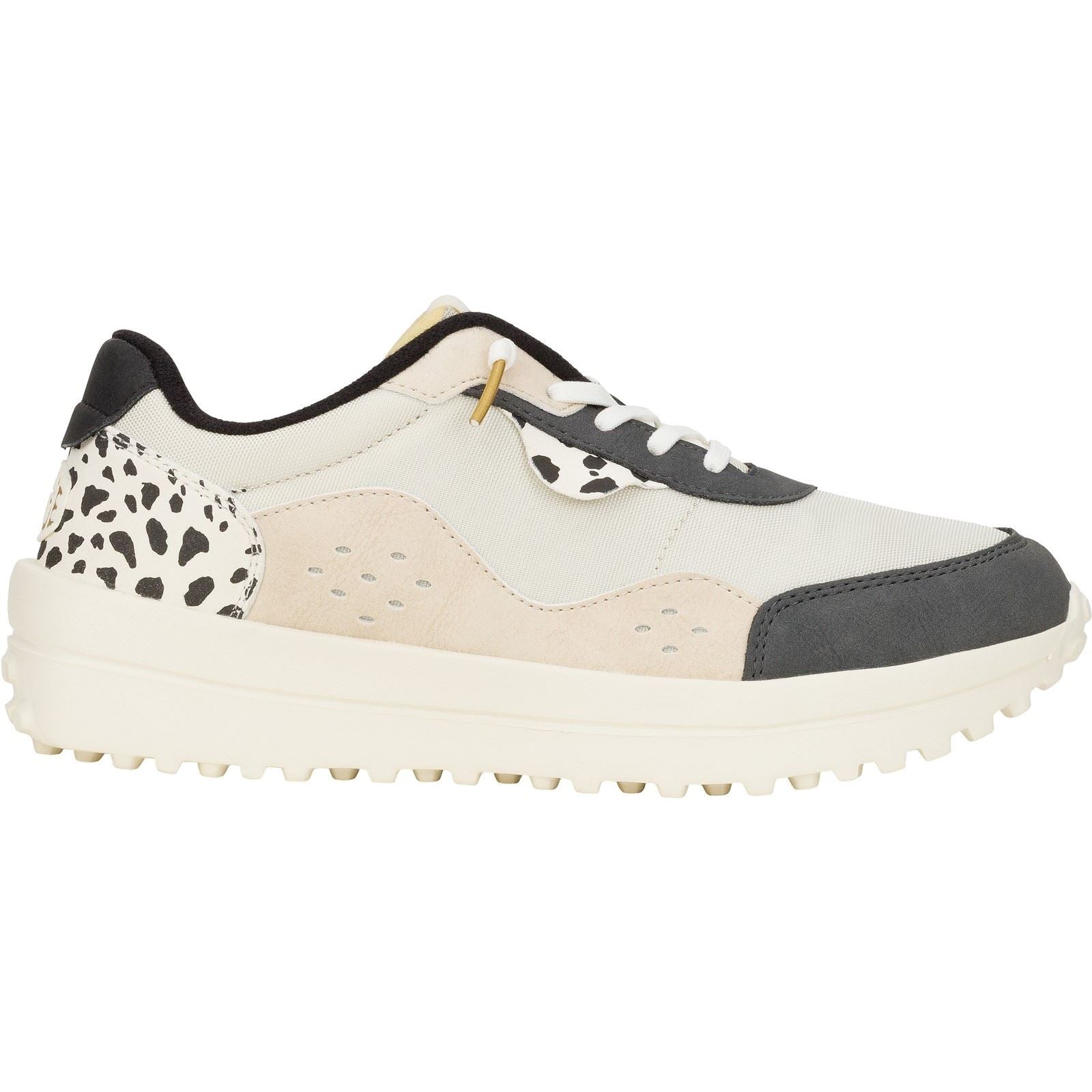 HEYDUDE Hayden Shine Baskets En Polyester Pour Femmes Ivoire/Multicolore