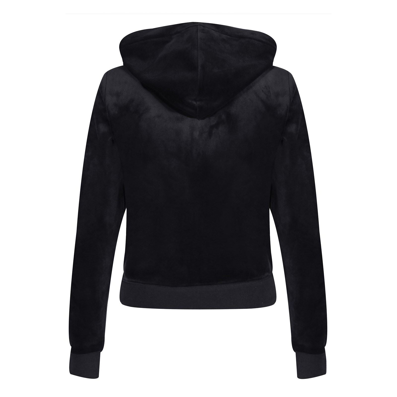 Juicy Couture Robertson Classic Jacket Sweat À Capuche Noir En Polyester Pour Femme