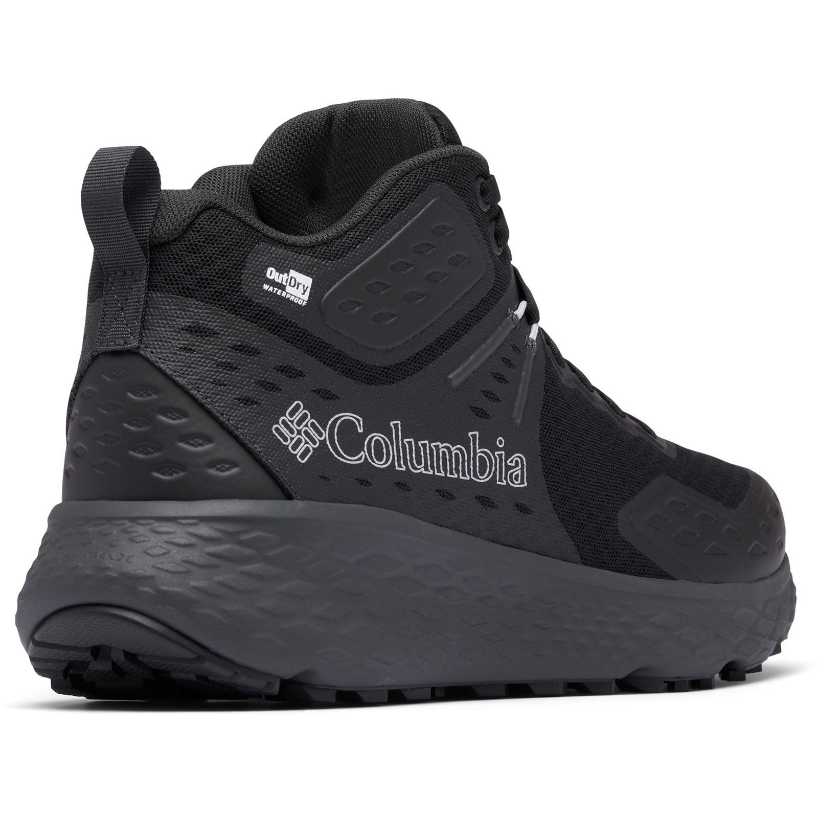 Columbia Konos TRS Outdry Mid Bottes De Randonnée En Polyester Pour Hommes Noires/Requin