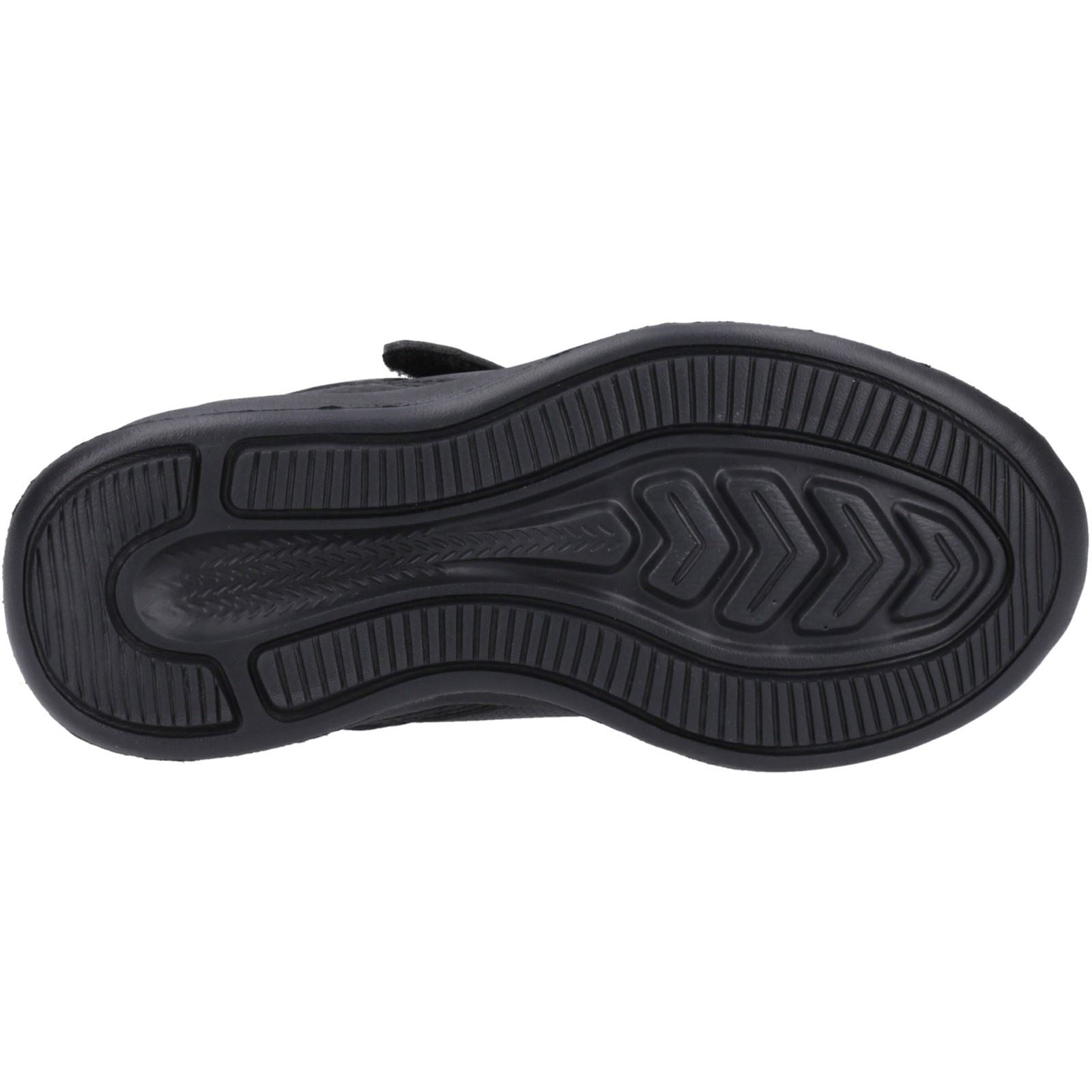 Hush Puppies Marling Bungee Lace Senior Chaussures En Polyuréthane Noires