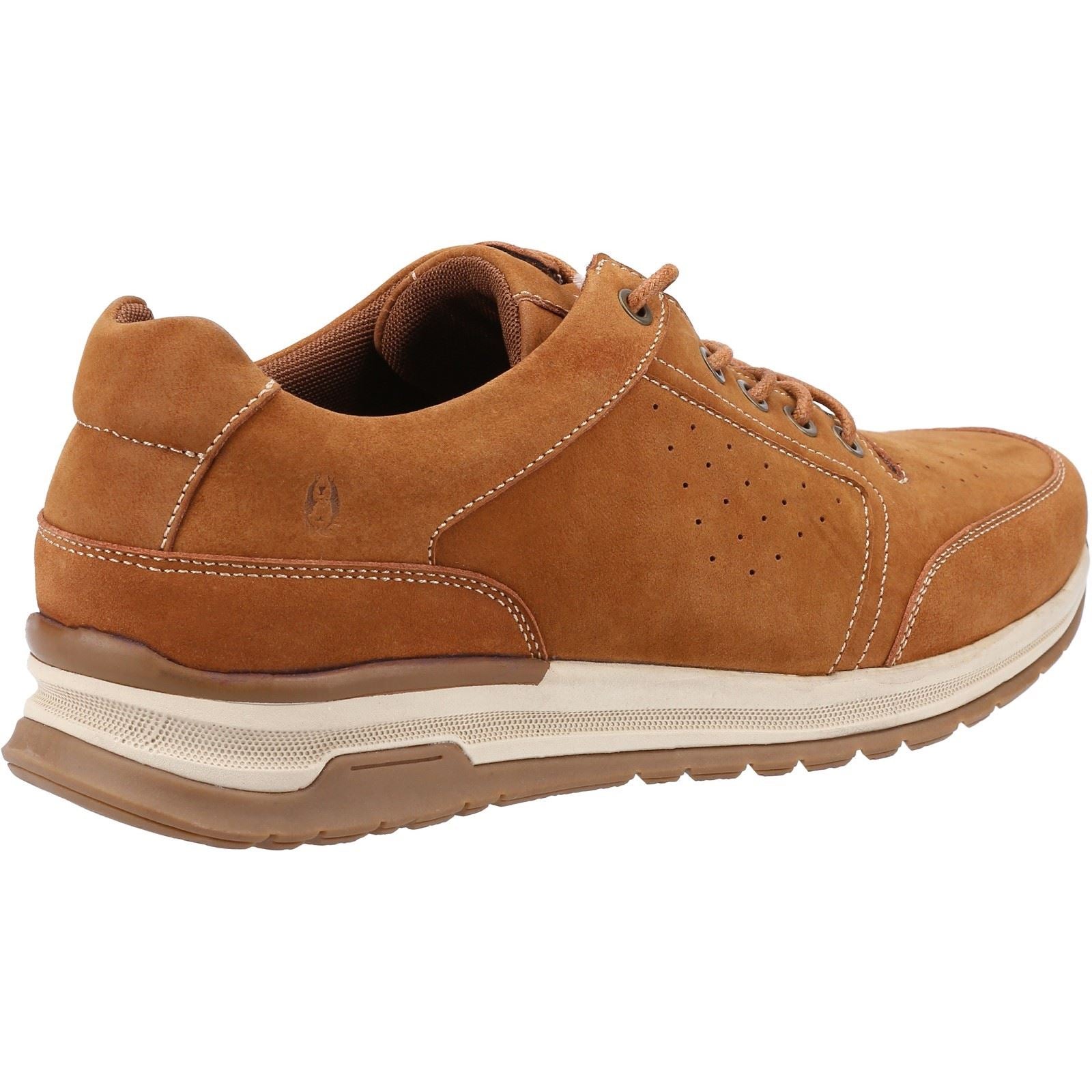 Hush Puppies Joseph Chaussures En Cuir Pour Homme À Lacets De Couleur Beige