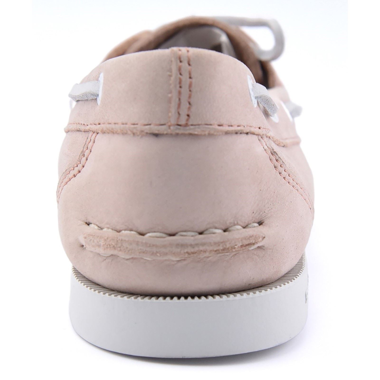 Sperry Authentic 1 Eye Chaussures Bateau Blush En Cuir Pour Femmes