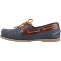 Sperry Tacoma Chaussures Bateau En Cuir Pour Hommes, Bleu Marine/Marron