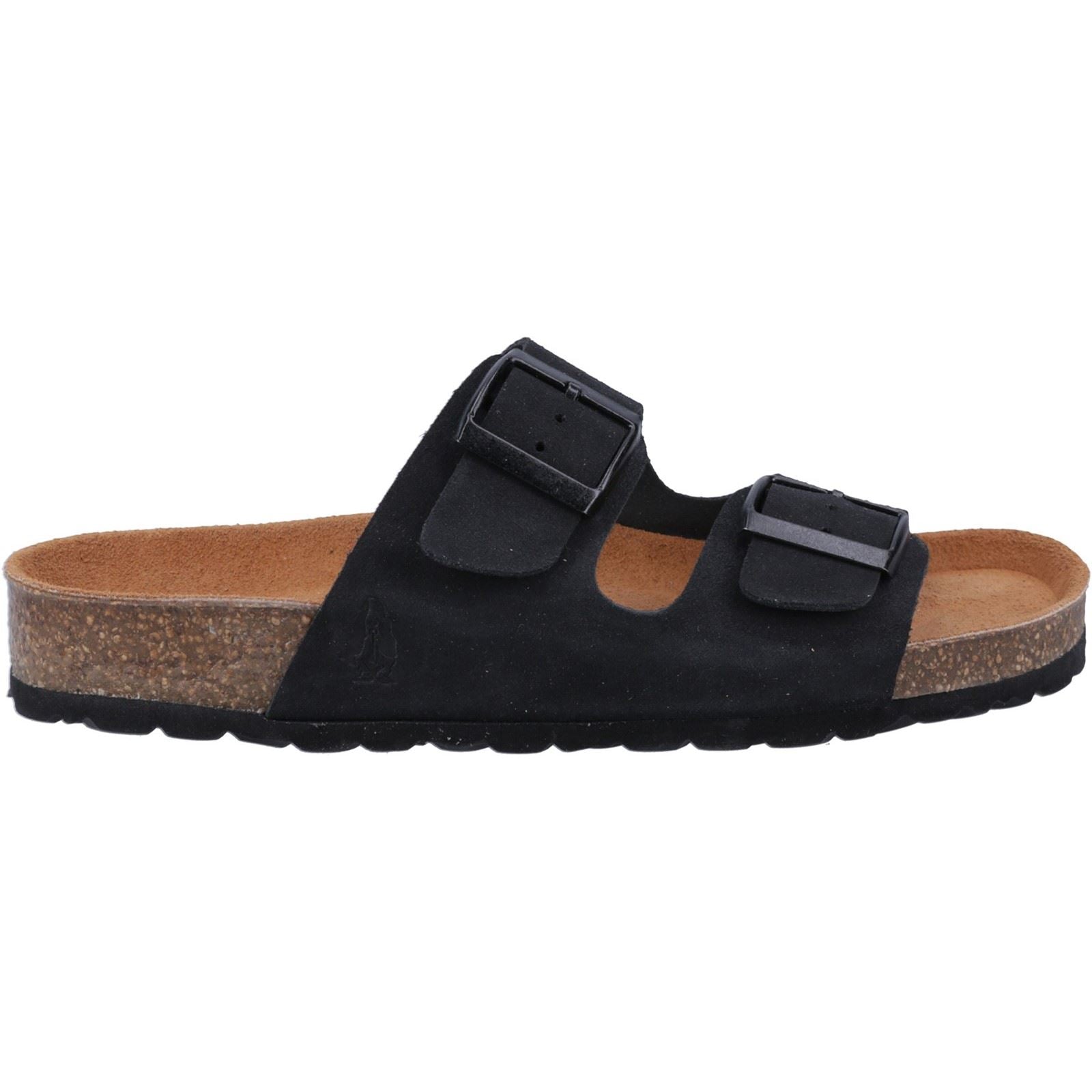 Hush Puppies Blaire Sandales Noires Pour Femmes En Suède