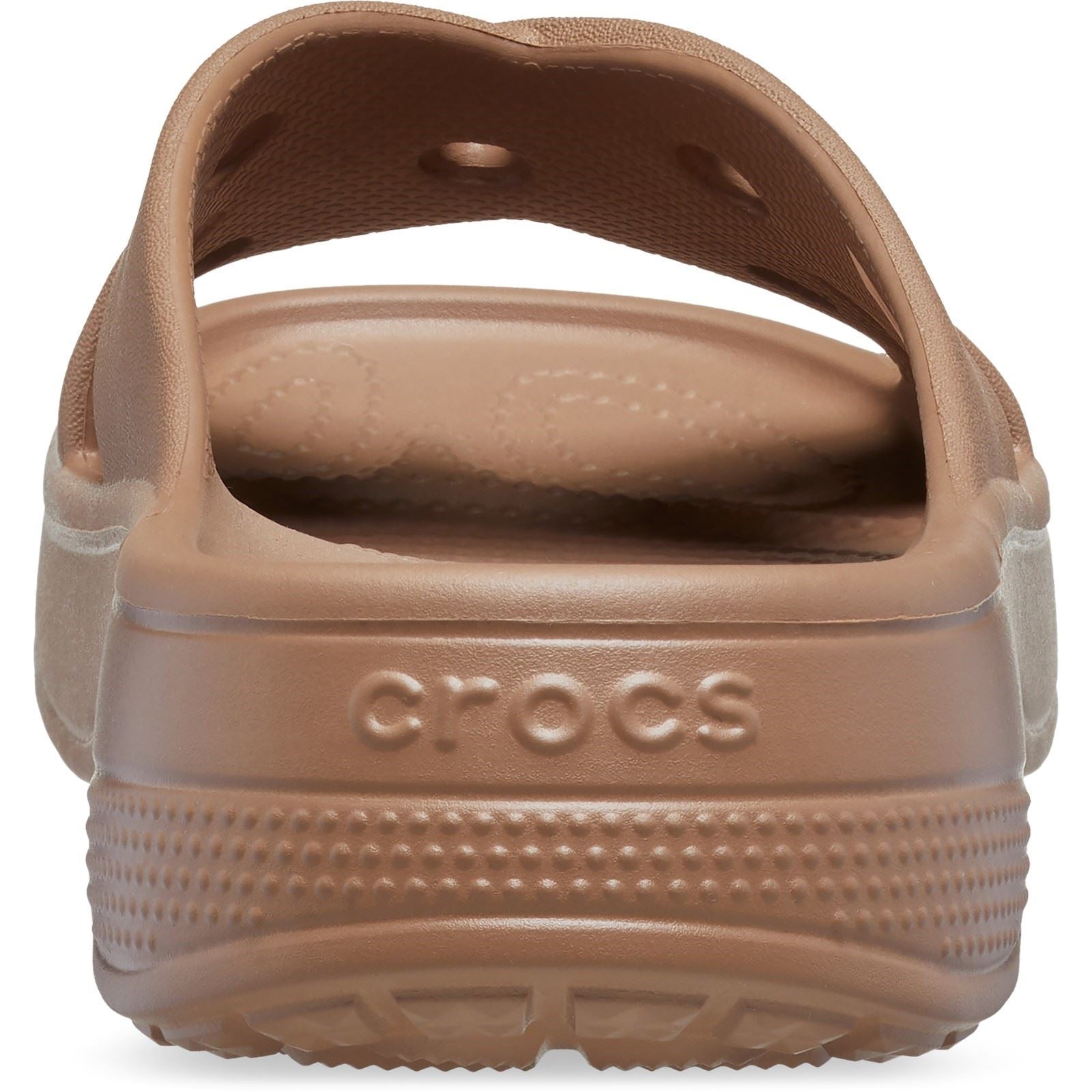 Crocs Classic Cross Strap Sandales En Chocolat Au Lait Pour Femme En Thermoplastique