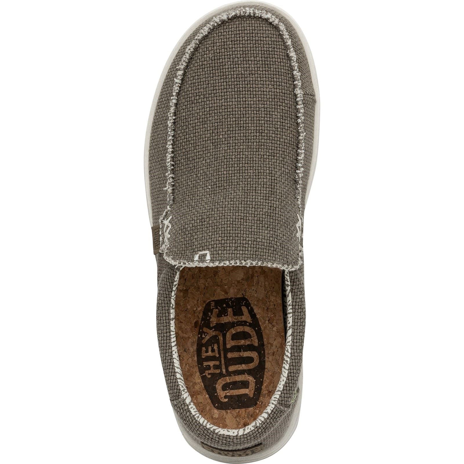 HEYDUDE Mikka Braided Mocassins Fossil En Textile Pour Homme