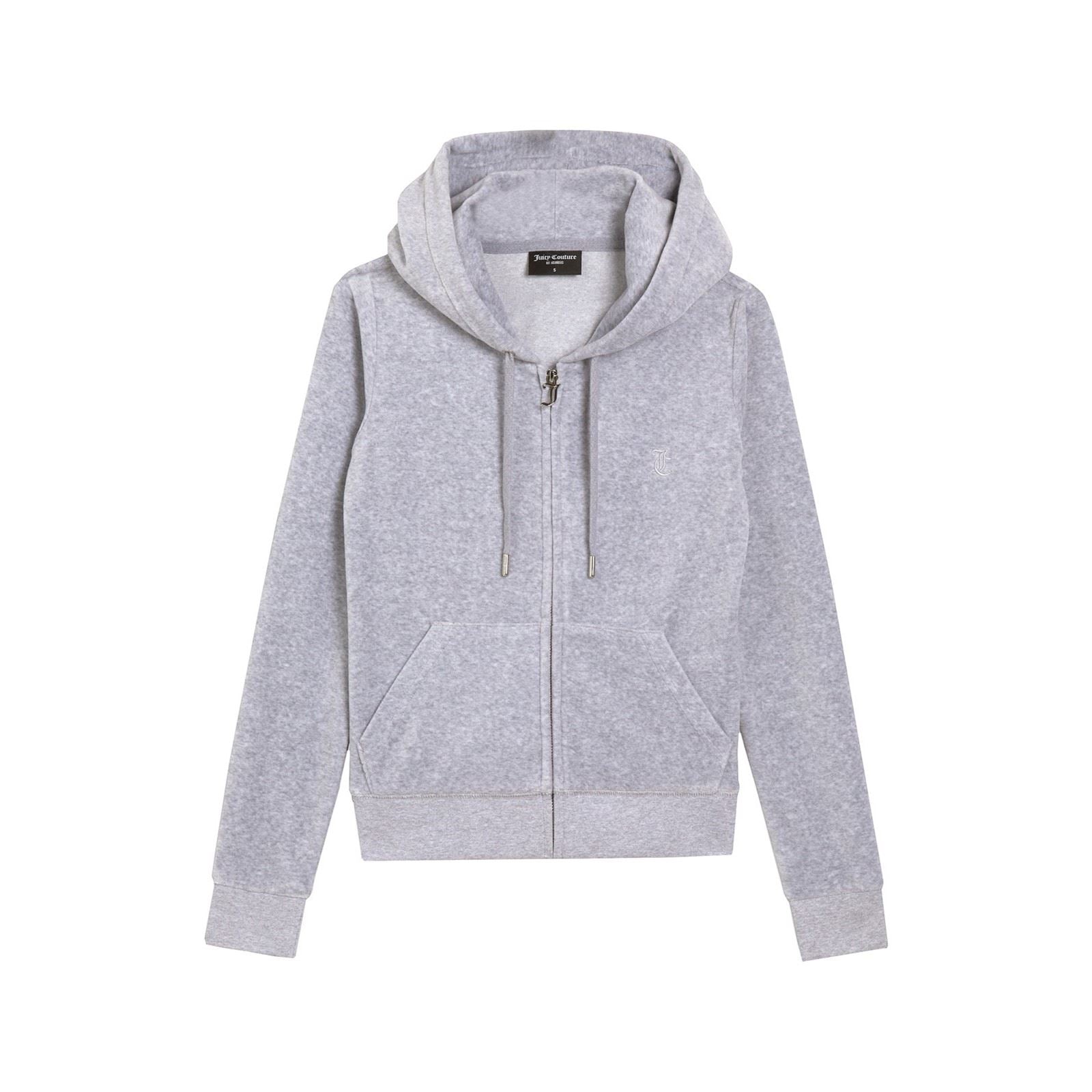 Juicy Couture Robertson Classic Jacket Sweatshirt À Capuche En Polyester Pour Femmes Argenté