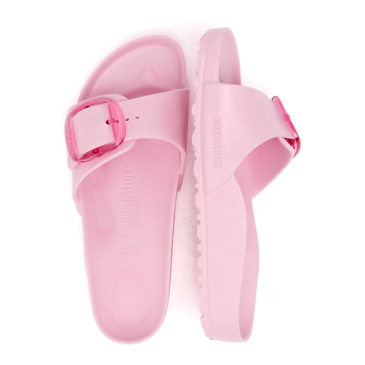 Birkenstock Madrid EVA Big Buckle Sandales Roses Pour Femmes