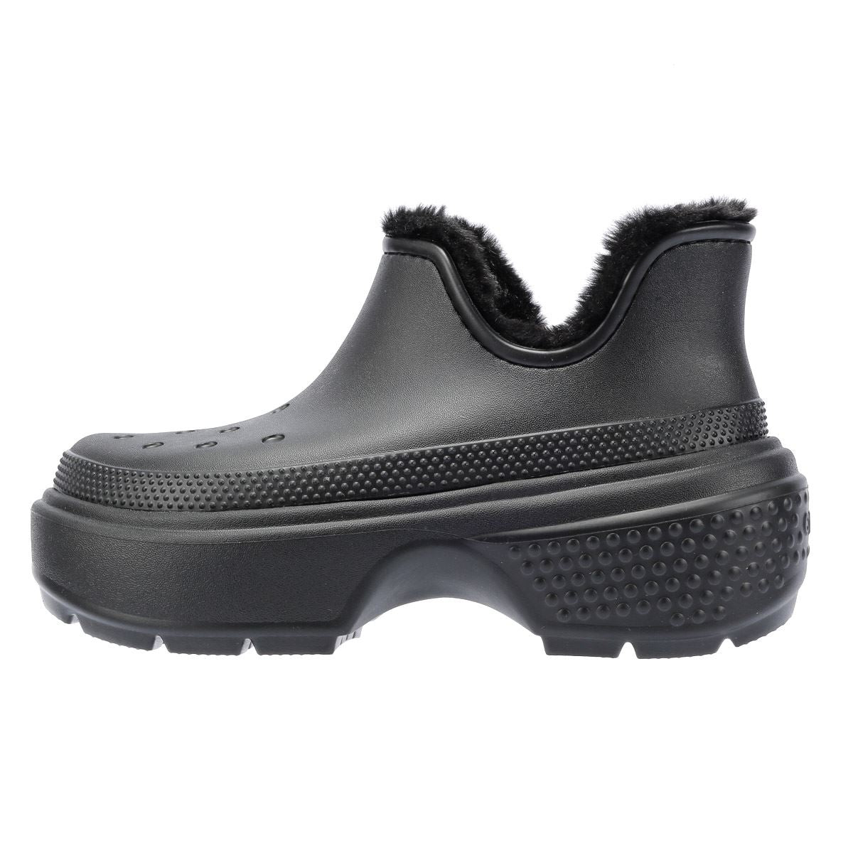 Crocs Stomp Lined Shorty Bottes Noires Pour Femmes