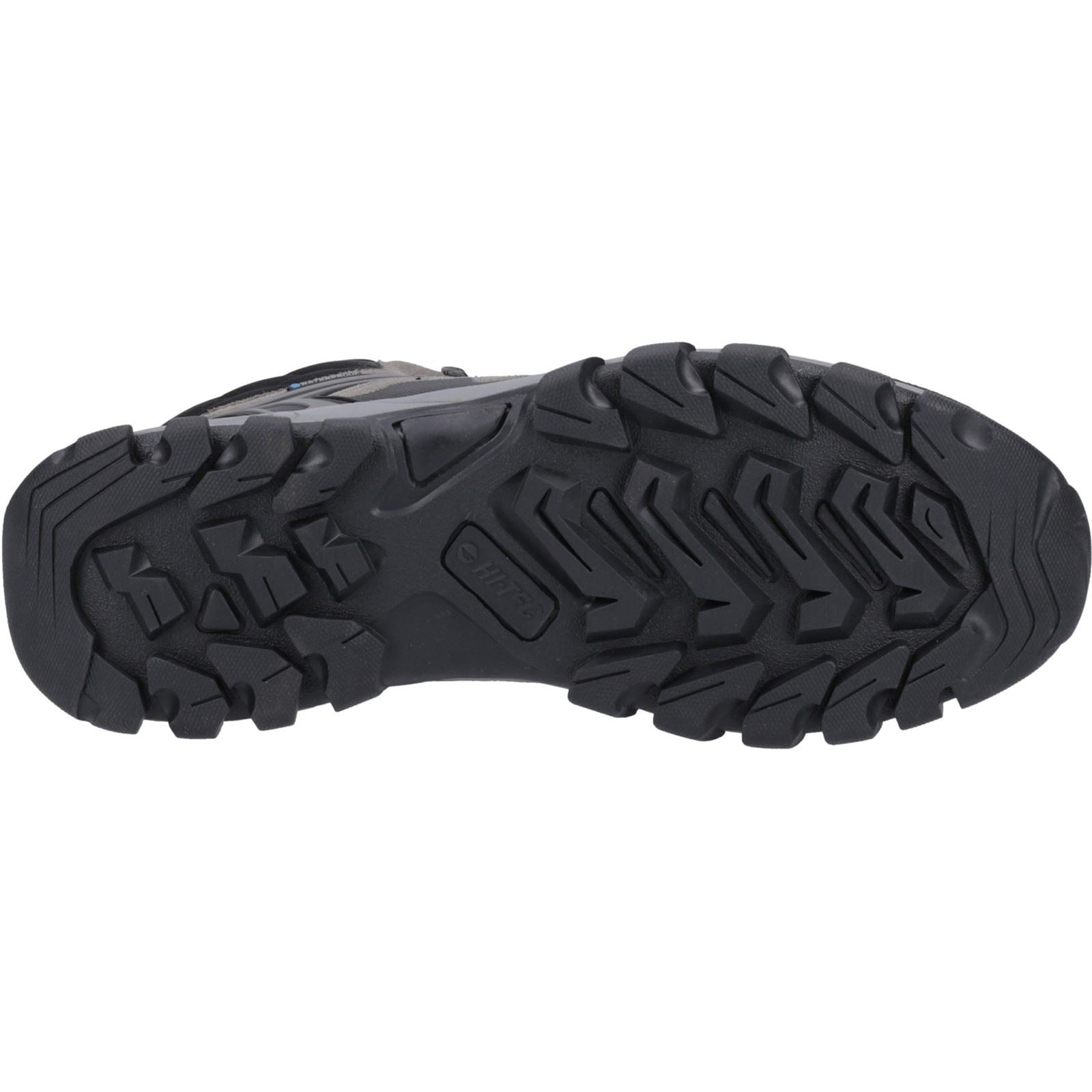 Hi-Tec V-Lite Explorer WP Chaussures De Randonnée Pour Homme En Cuir Daim Vachette Gris Anthracite/Gris/Bleu Foncé