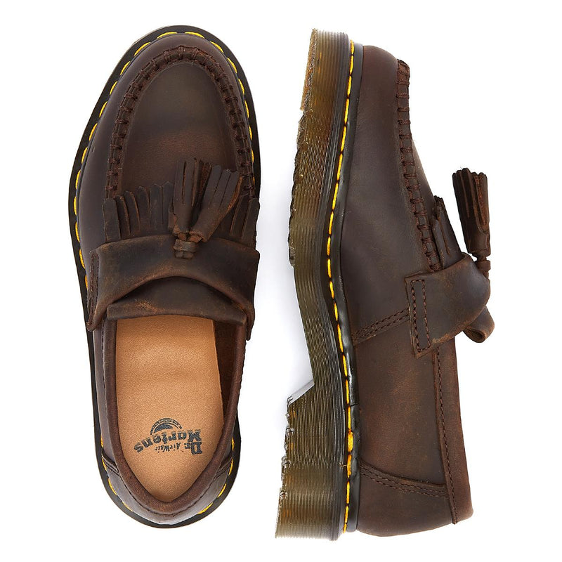 Dr. Martens Adrian Crazy Horse Mocassins marron