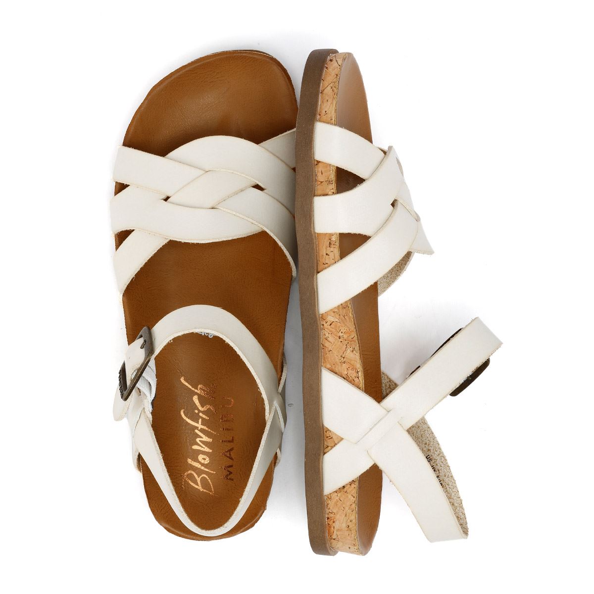 Blowfish Malibu Leni Sandales Blanches Pour Femmes