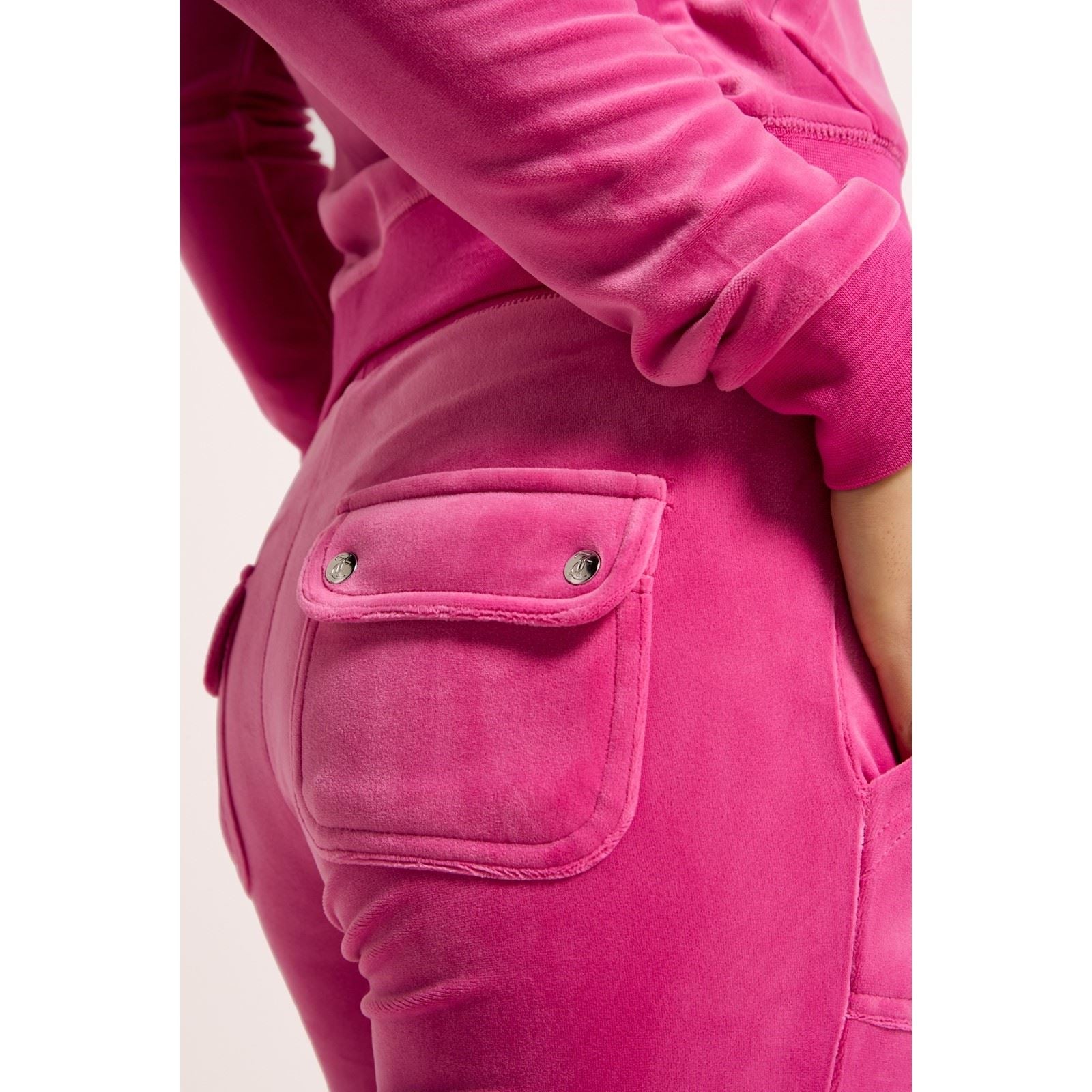 Juicy Couture Del Ray Pant Joggers Pour Femmes En Polyester Rose Vif
